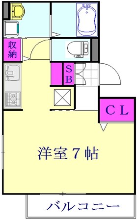 シャトルI芝の物件間取画像